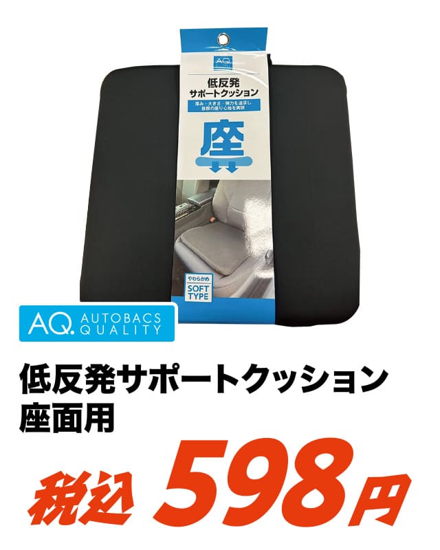 AQ. 低反発 サポートクッション 座面用